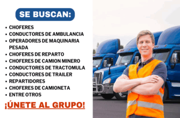 Convocatoria abierta para Choferes