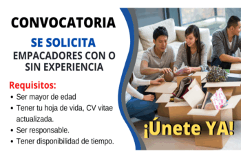 Nueva convocatoria para Empacadores de almacén