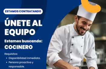 Bolsa de trabajo: Nuevos empleos en cocina