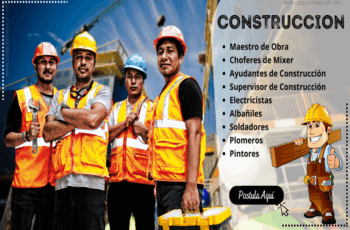 Contratamos albañiles y ayudantes de obra ¡Empieza ya!