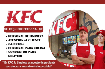 Empleo en KFC: Súmate al equipo laboral