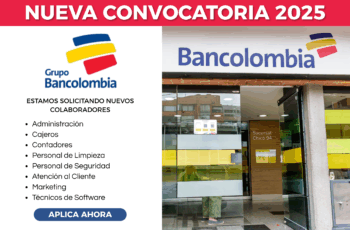 Convocatoria abierta: Haz parte del talento Bancolombia