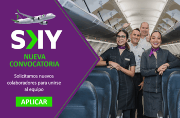 Sky Airlines abre convocatoria: Postula Ya
