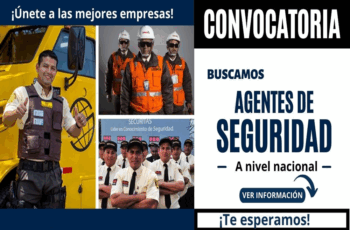 Convocatoria: Guardia de seguridad para ingreso inmediato