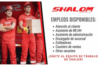 Nuevas oportunidades de trabajo en Shalom Empresarial