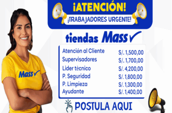 Se buscan nuevos talentos para Tiendas Mass