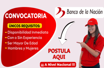 El Banco de la Nación abre sus puertas a nuevos profesionales