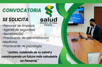 Convocatoria laboral del Ministerio de Salud Panamá
