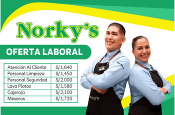 Trabaja en Norkys: Vacantes a nivel nacional