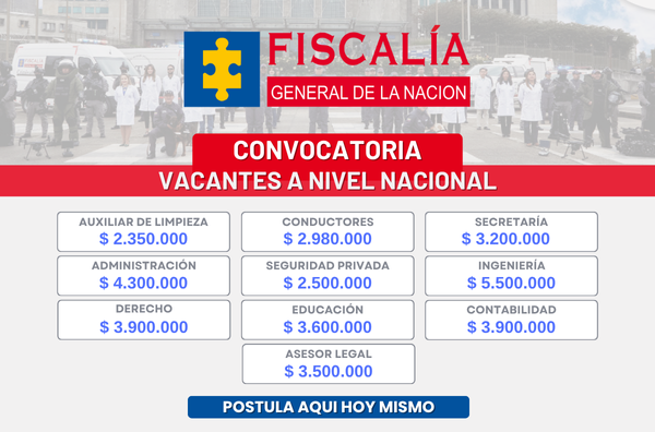 La Fiscalía General de la Nación busca nuevos talentos para fortalecer ...
