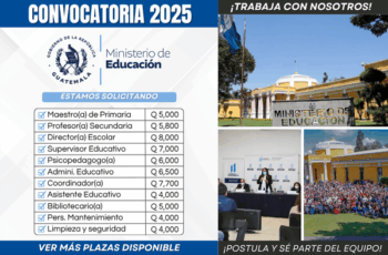 Ministerio de Educación abre nueva convocatoria nacional