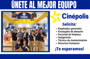 Cinépolis abre sus puertas a nuevos talentos para unirse a su gran familia laboral