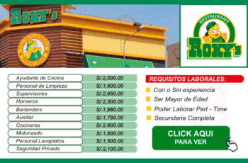 Empleos en Roky’s, nuevas vacantes disponibles