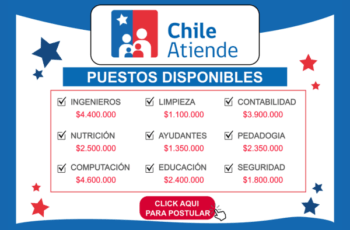 Ofertas de trabajo en Chile Atiende