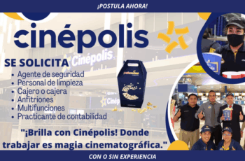 Empleos en Cinépolis: trabaja en el mundo del cine