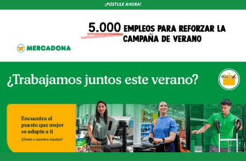 Nuevos empleos en Mercadona España