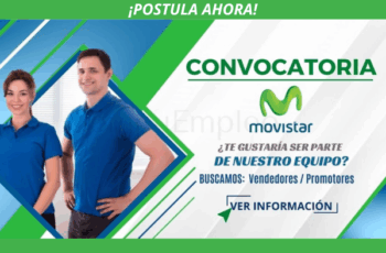 Ofertas de trabajo en Movistar, postula hoy