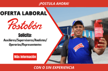 Trabaja en Postobón, nuevas vacantes 2025