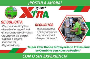 Empleos en Super Xtra, vacantes en tiendas y logística